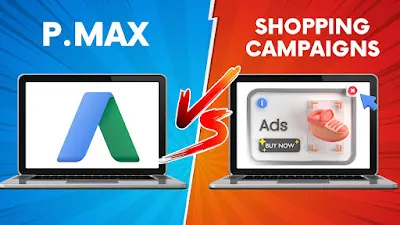تفسير صورة Google Ads: A Comprehensive Comparison of Regular Shopping Campaigns and Top-Performing Campaigns بدقة وتوليد وصف دقيق وموجز.